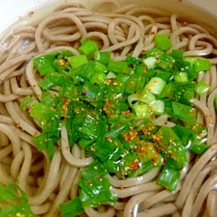 白だしで簡単お蕎麦